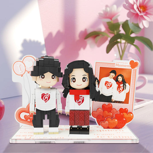 Surprise Photo Duddu Brick Figures Gifts on 520: Customized photo Duddu Brick Figuress, scene-themed Duddu Brick Figures handmade DIY birthday and Valentine's Day gifts for girls.