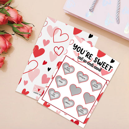 You're Sweet Scratch Card Funny Valentine's Day Scratch off Card