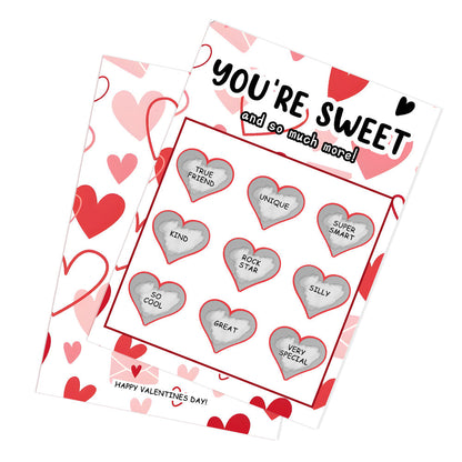 You're Sweet Scratch Card Funny Valentine's Day Scratch off Card