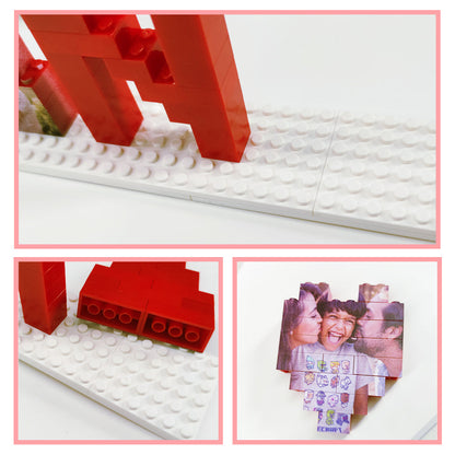 Personalized Mom Photo Building Brick Puzzles Photo Block Mother's Day Gifts