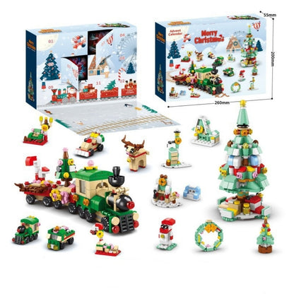 Christmas Building Blocks 12 Day Countdown Calendar Gift Box for 6-12 Year Olds 6 in 1 Christmas Gifts