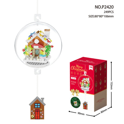 Christmas Themed Building Block Ornaments Perfect Christmas Tree Stocking Perfect For Christmas Gift Exchange Themes