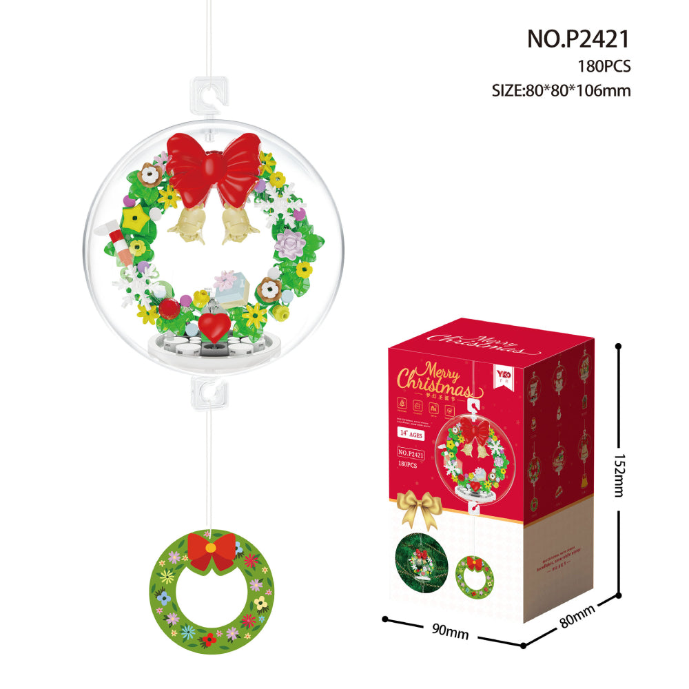 Christmas Themed Building Block Ornaments Perfect Christmas Tree Stocking Perfect For Christmas Gift Exchange Themes