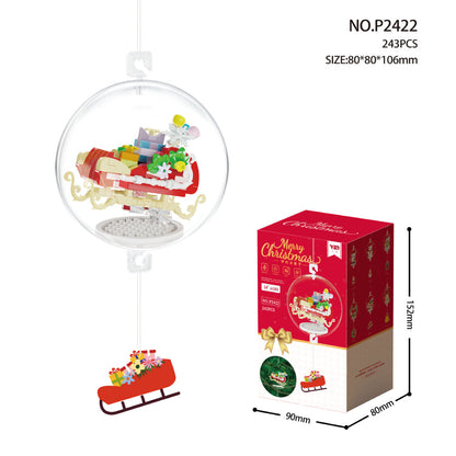 Christmas Themed Building Block Ornaments Perfect Christmas Tree Stocking Perfect For Christmas Gift Exchange Themes