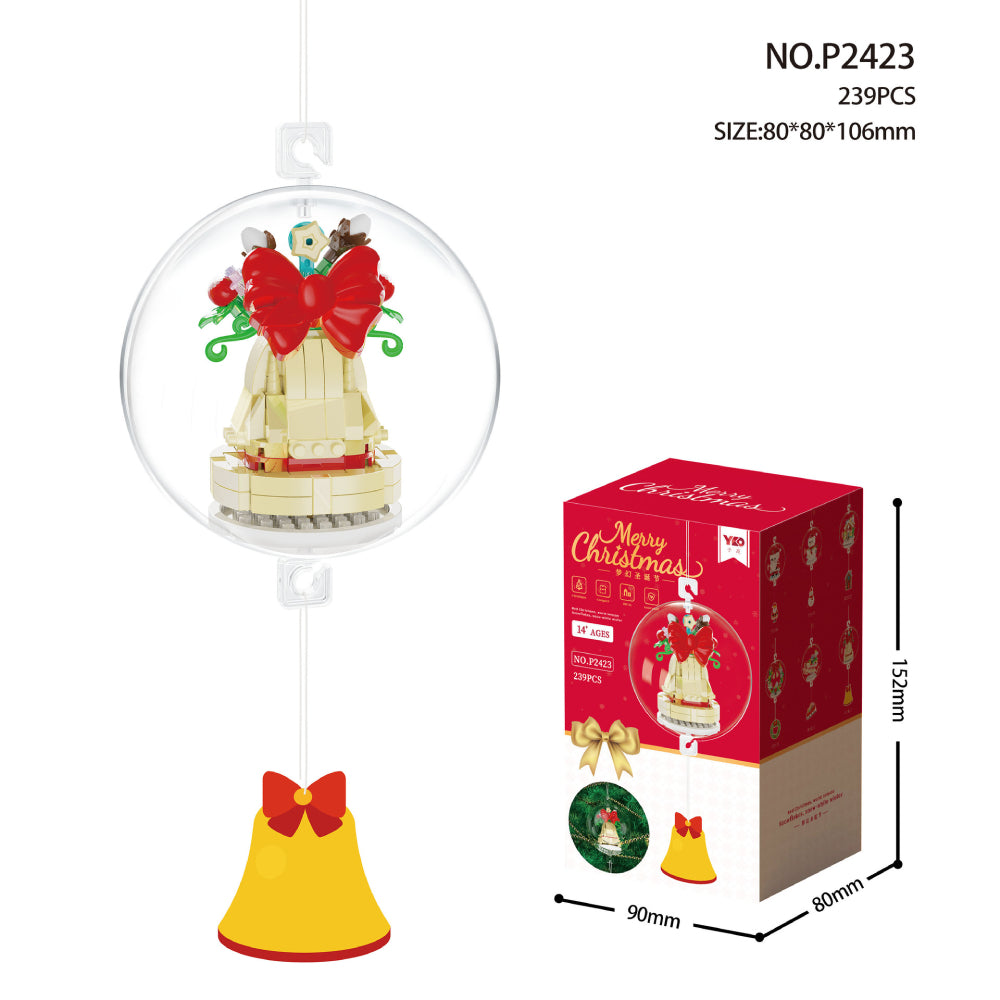 Christmas Themed Building Block Ornaments Perfect Christmas Tree Stocking Perfect For Christmas Gift Exchange Themes