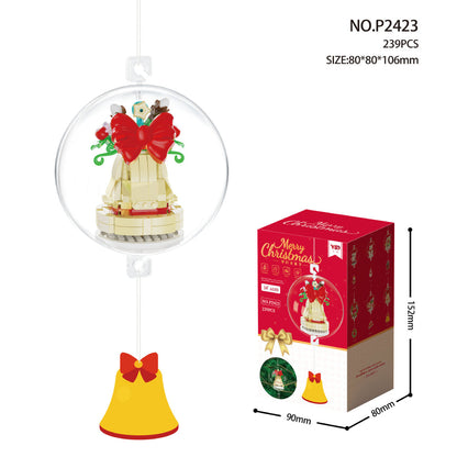 Christmas Themed Building Block Ornaments Perfect Christmas Tree Stocking Perfect For Christmas Gift Exchange Themes