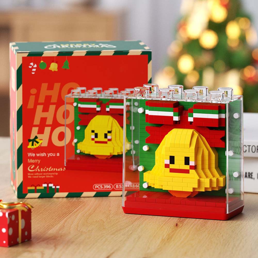 Christmas Themed Square Building Block Set Creative Christmas Gift for Kids or Friends