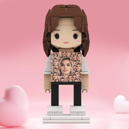 Valentine's Day Gifts Custom Brick Figures Personlized Mash Face Brick Figures